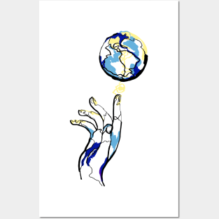 Single Line - Energy of the world Posters and Art